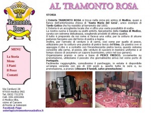 Osteria Pizzeria Tramonto Rosa – Modica